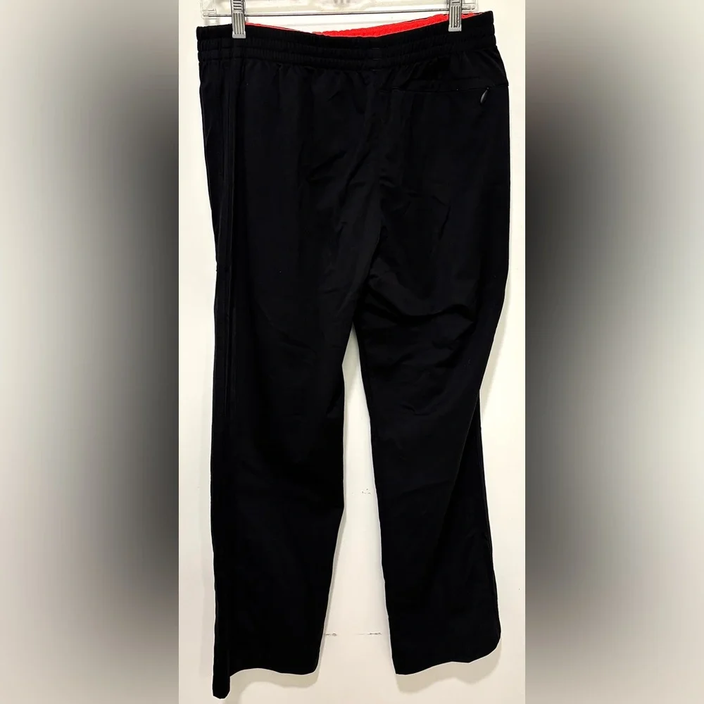 Adidas track pants straight leg high rise in Black Size M
